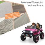 Maxmass 24V Electric UTV for Kids - Pink