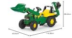 RollyJunior John Deere Pedal Tractor with Loader