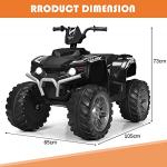 12V Electric Quad Bike for Kids with Bluetooth
