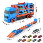 VATOS Transport Truck with 6 Race Cars