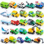 Deluxe 25-Piece Pull Back City Vehicle Set
