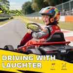 Luxury Kids Electric Go Kart with Drift Mode