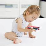 Luxury Die-Cast Pull-Back School Bus for Kids