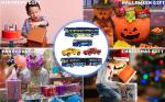 Luxury Die-Cast City Bus and Pickup Toy Set