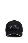 BOSS Kids Black Stretch Pique Cap