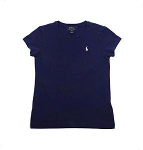 Ralph Lauren Navy Crew-Neck Tee for Girls