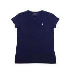 Ralph Lauren Navy Crew-Neck Tee for Girls