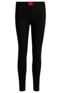 HUGO Luxury Girls' Black Thermal Leggings