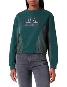 Love Moschino Green Skate Print Sweatshirt for Kids