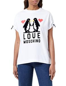 Love Moschino Women's Logo Drawstring T-Shirt, White