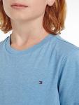 Tommy Hilfiger Boys' Round Neck T-Shirt, Blue