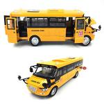 Light-Up Pull Back School Bus Toy Vehicle