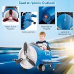 Electric Ride-On Airplane Toy for Kids