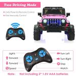 Luxury 12V Kids Electric Ride-On Truck - Pink