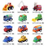 12-Piece Mini Construction Vehicle Set for Kids