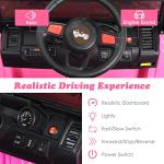 Luxury 12V Kids Electric Ride-On Truck - Pink