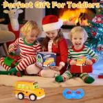 Remote Control Cartoon School Bus for Toddlers