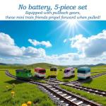 GIANANO Colorful Mini Car Figures Set of 5