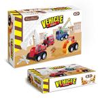 12-Piece Mini Construction Vehicle Set for Kids