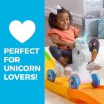 Unicorn Roller Coaster Ride-On Toy for Kids