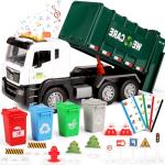 Interactive BunnyJOY Garbage Truck Toy with Bins
