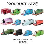 Mini Train Cake Topper Set with Pull Back Cars