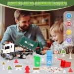 Interactive BunnyJOY Garbage Truck Toy with Bins