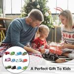 Mini Train Cake Topper Set with Pull Back Cars