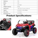 Maxmass Kids 12V Electric Ride-On UTV Car