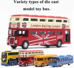 OTONOPI Double Decker London Bus Toy Set