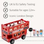 Classic Red Double Decker Bus Toy for Toddlers