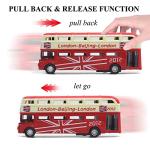 OTONOPI Double Decker London Bus Toy Set