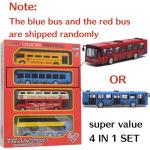 OTONOPI Double Decker London Bus Toy Set