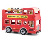Classic City Tour Bus Set with 9 Figures