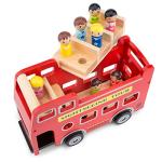 Classic City Tour Bus Set with 9 Figures