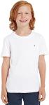 Tommy Hilfiger Boys’ Bright White Tee, 12 Years