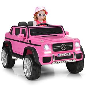 Mercedes Benz Ride-On Car for Kids (Pink)