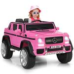 Mercedes Benz Ride-On Car for Kids (Pink)