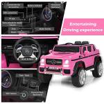 Mercedes Benz Ride-On Car for Kids (Pink)