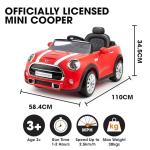 Xootz Mini Cooper Kids Electric Ride On Car