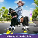 Luxury Ride-On Pony for Kids and Adults