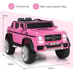 Mercedes Benz Ride-On Car for Kids (Pink)