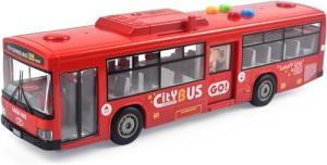 Red iFunLong Bus Toy with Lights and Sounds