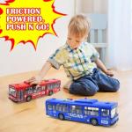 Red iFunLong Bus Toy with Lights and Sounds