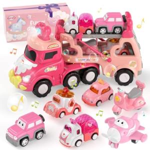 Pink Princess Truck Toy Set for Toddlers