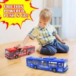 Luxury Red Bus Toy with Lights and Sounds