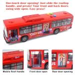 Luxury Red Bus Toy with Lights and Sounds