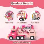 Pink Princess Truck Toy Set for Toddlers