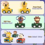 Luxury Animal Racing Car Set for Toddlers