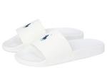 Polo Ralph Lauren Kids' White/Navy Slide Sandal